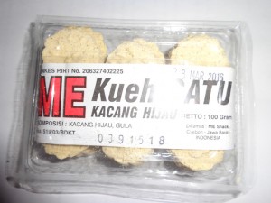 Kue Satu Kacang Hijau